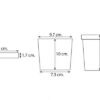 ถ้วยซุปกระดาษ คราฟท์น้ำตาล 16oz./480 ml. + ฝา 97 mm. - Image 4