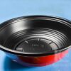 Donburi Bowl DB 314 +Lid Clear 30oz. - Red - Image 2