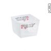 ถ้วยคัพเค้ก 3850671-PC251 Frost cube fleurs 85 cc./2.9fl.oz