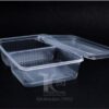 กล่องอาหารฝาแยก 2 ช่อง PPN ขนาด 500 กรัม พร้อมฝา - Image 2