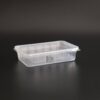 Food box with lid, 1 compartment, PPN, 500 g. with lid