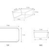Food box with lid, 1 compartment, PPN, 1000 g. with lid - Image 3