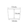 ถ้วยพลาสติก KR-EPP/U-75 6 ออนซ์ ใส - Image 2