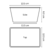 กล่องสี่เหลี่ยม MSSQ650/LID C17 710ml. สีใส - Image 3