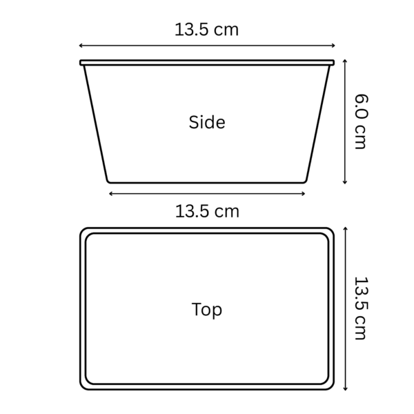 กล่องสี่เหลี่ยม MSSQ650/LID C17 710ml. สีใส - Image 3